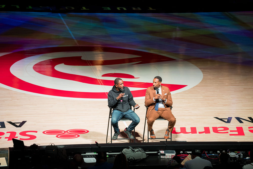 Summit event scene at State Farm Arena