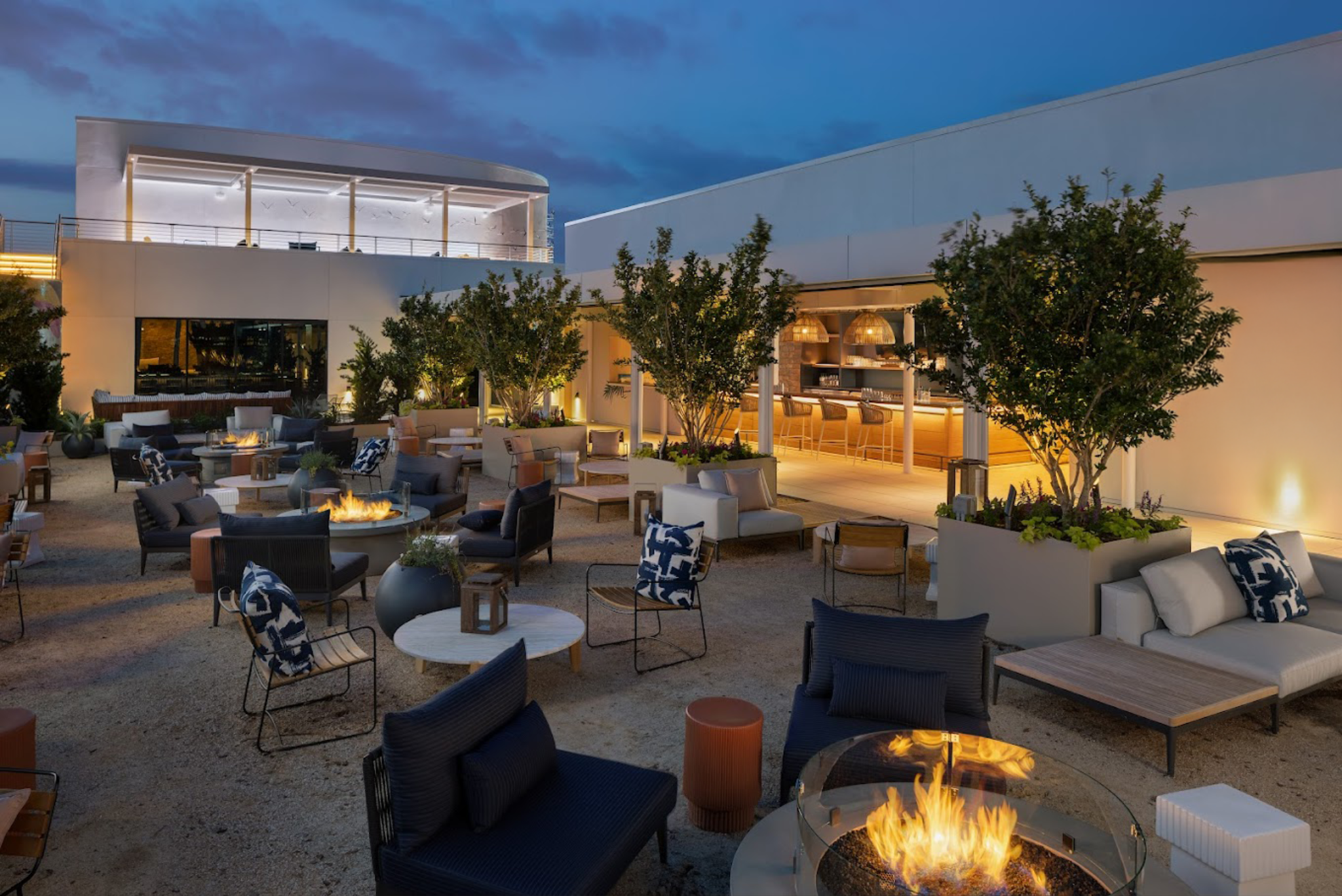 Fire pit terrace at The Retreat by The Gathering Spot in Atlanta